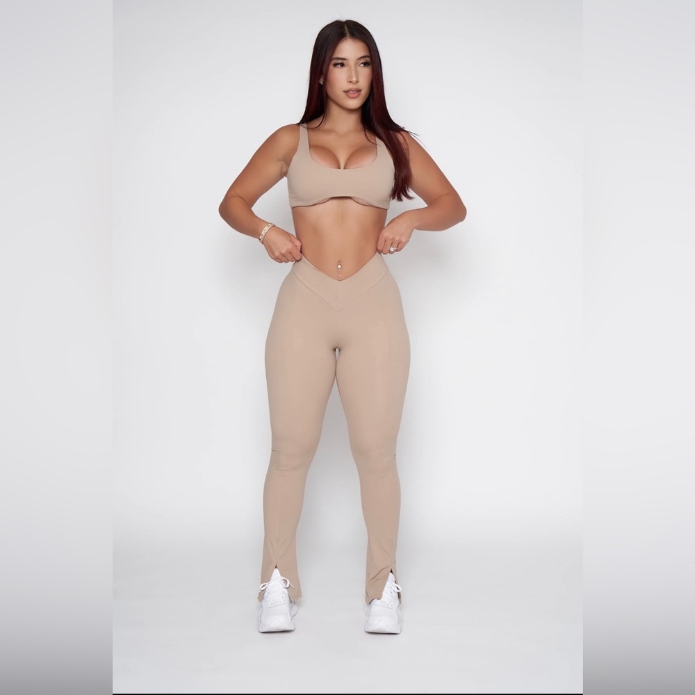 Brand new with original packaging! Pcheebum Nude color pant set!